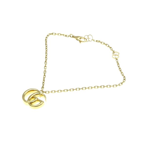 GUCCI 18k Yellow Gold GG Marmont Charm Bracelet - Picture 1 of 13